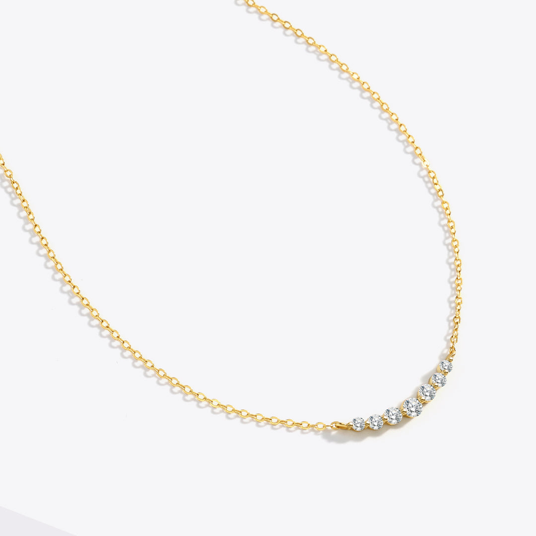 Mint & Lily Classic Arc Diamond Necklace