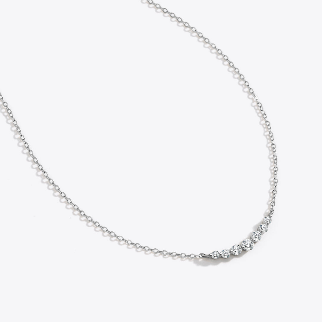 Mint & Lily Classic Arc Diamond Necklace