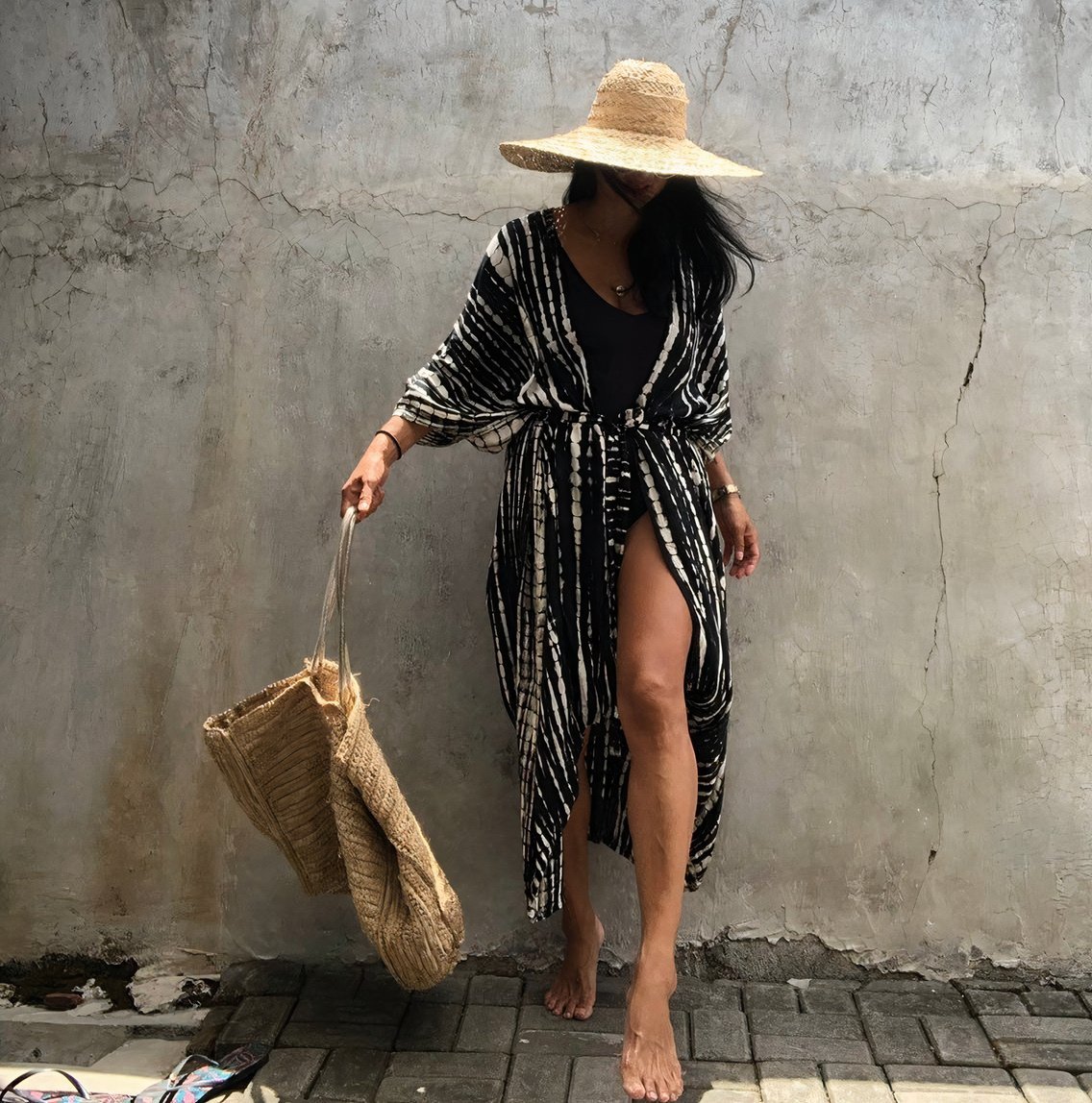 Black & White Kimono by ClaudiaG Collection