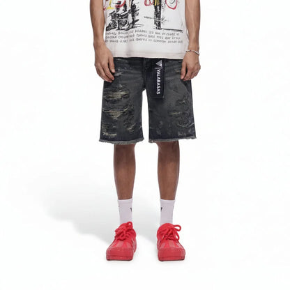 Valabasas Clipped Jorts - Dark Dirty Blue