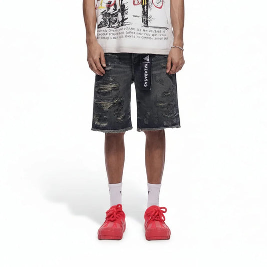 Valabasas Clipped Jorts - Dark Dirty Blue