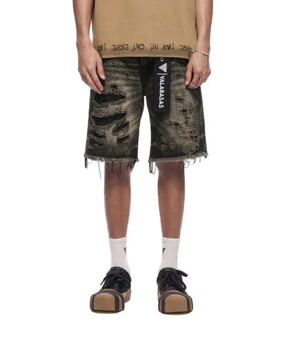 Valabasas Clipped Jorts - Grey Washed