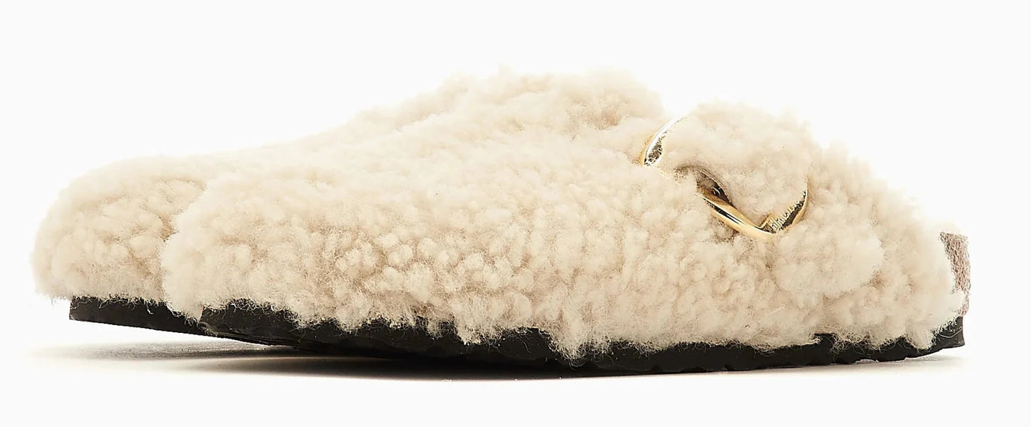 Birkenstock Boston Big Buckle Shearling Narrow Fit Sneakers