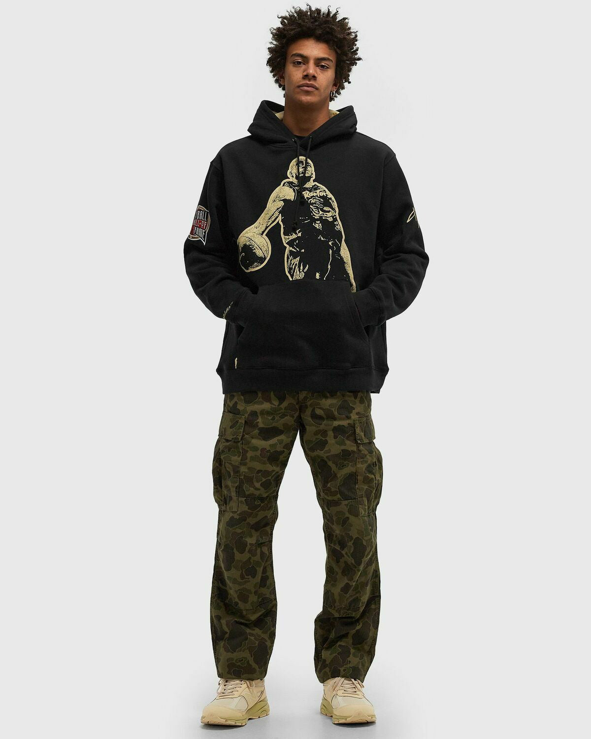 Men's Mitchell & Ness 2024 Hof Premium Fleece Hoodie Multi Vince Carter