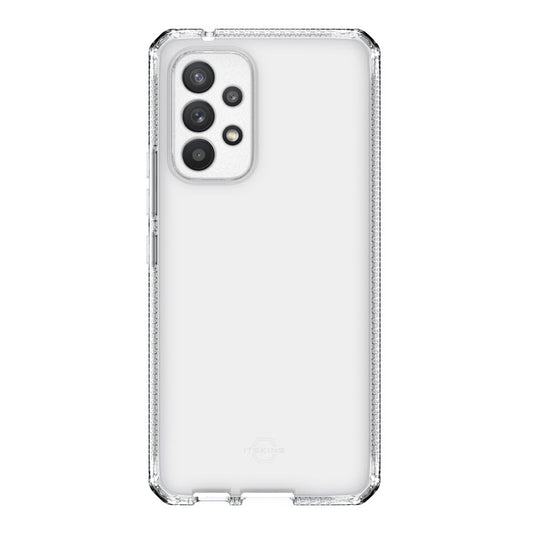 Itskins Spectrum // Clear Protective Phone Case Compatible with Samsung Galaxy A53 5g (Usa Ver), Slim Hybrid Case, Anti-Yellowing, and Heavy Duty Shockproof Cover, Military Phone Case - Transparent