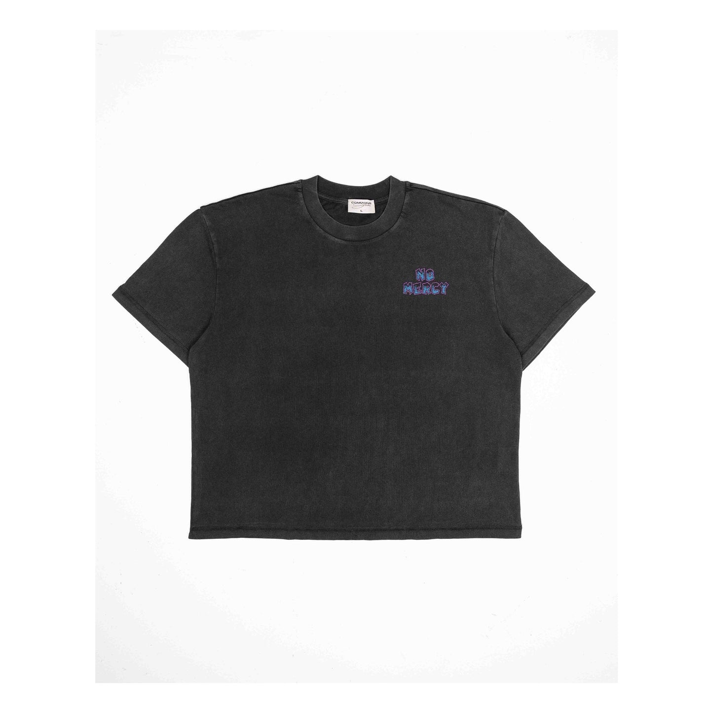 Commons No Mercy Not Ever Tee Vintage Black