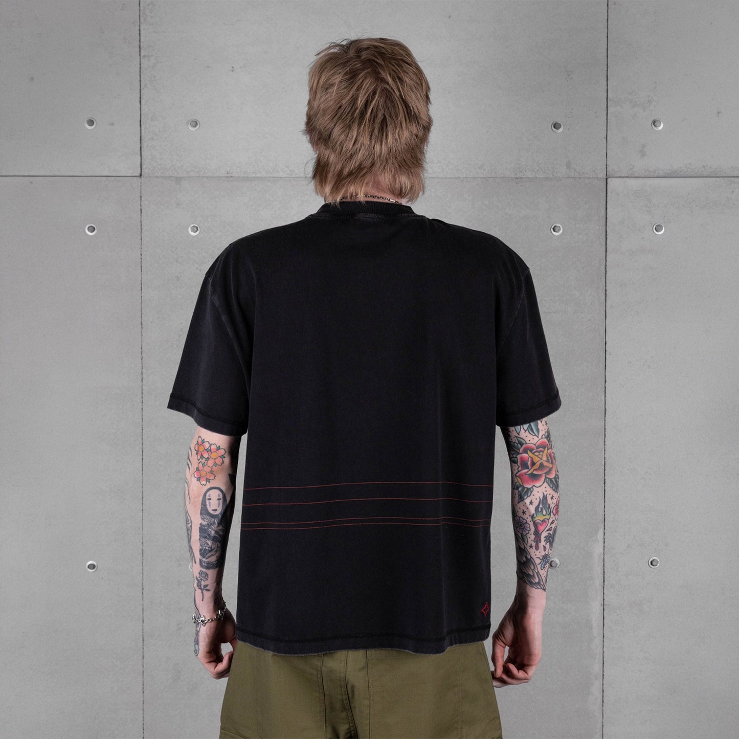 Commons Beam Tee Vintage Black