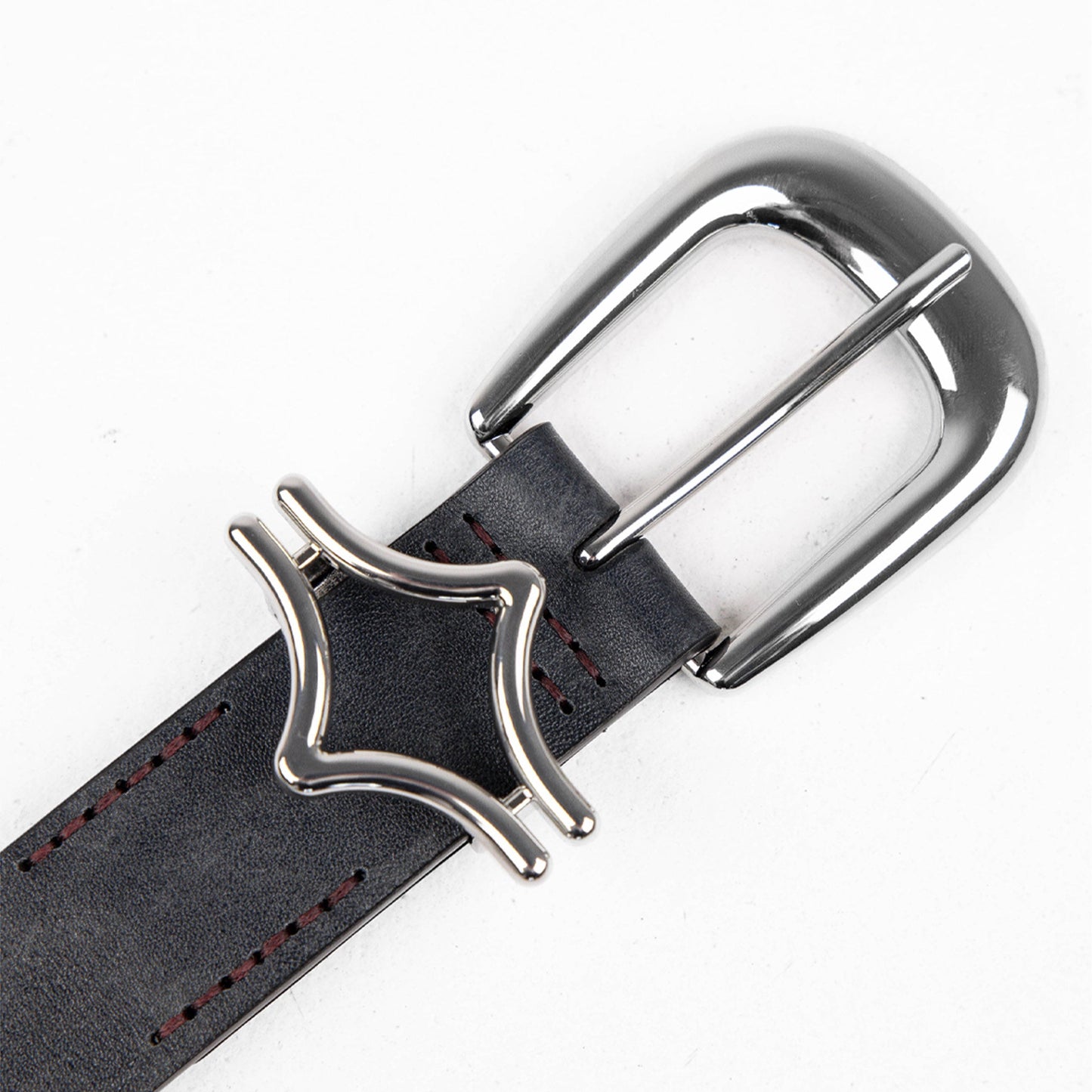 Commons Studios Outlaw Leather Belt Onyx