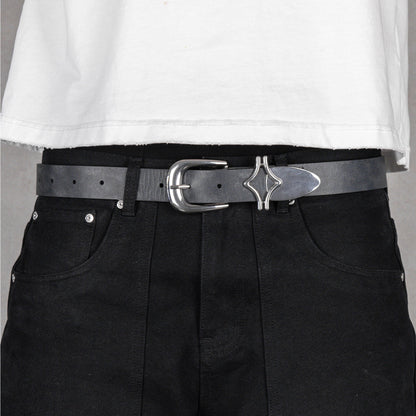 Commons Studios Outlaw Leather Belt Onyx