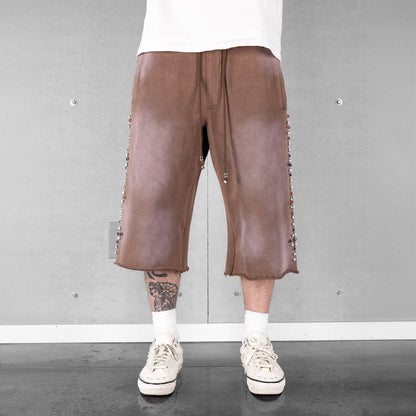 Commons Red Rivet Sweatshort Vintage Brown