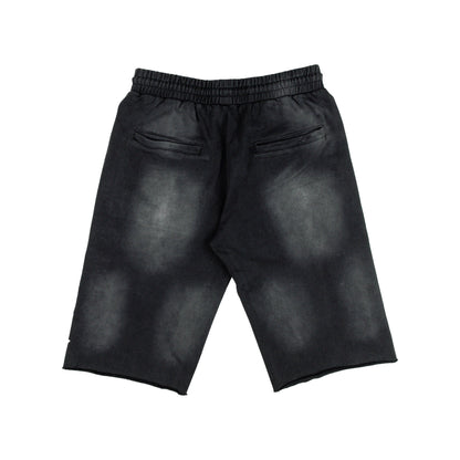 Commons Pearled Star Sweatshort Vintage Black