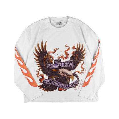 Commons Freedom Long Sleeve Tee White