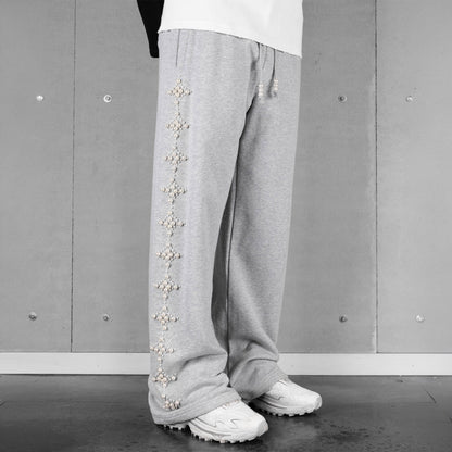 Commons Pearled Star Sweatpant Heather Grey