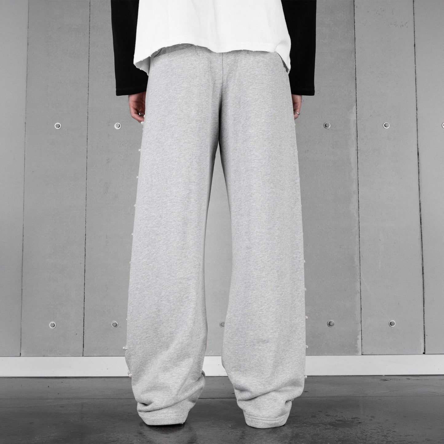 Commons Pearled Star Sweatpant Heather Grey