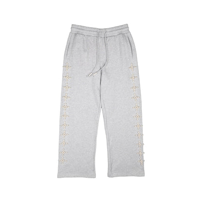 Commons Pearled Star Sweatpant Heather Grey