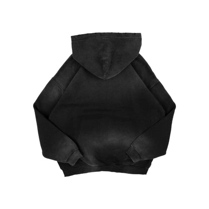 Common Hype Rhinestone Hoodie Vintage Black