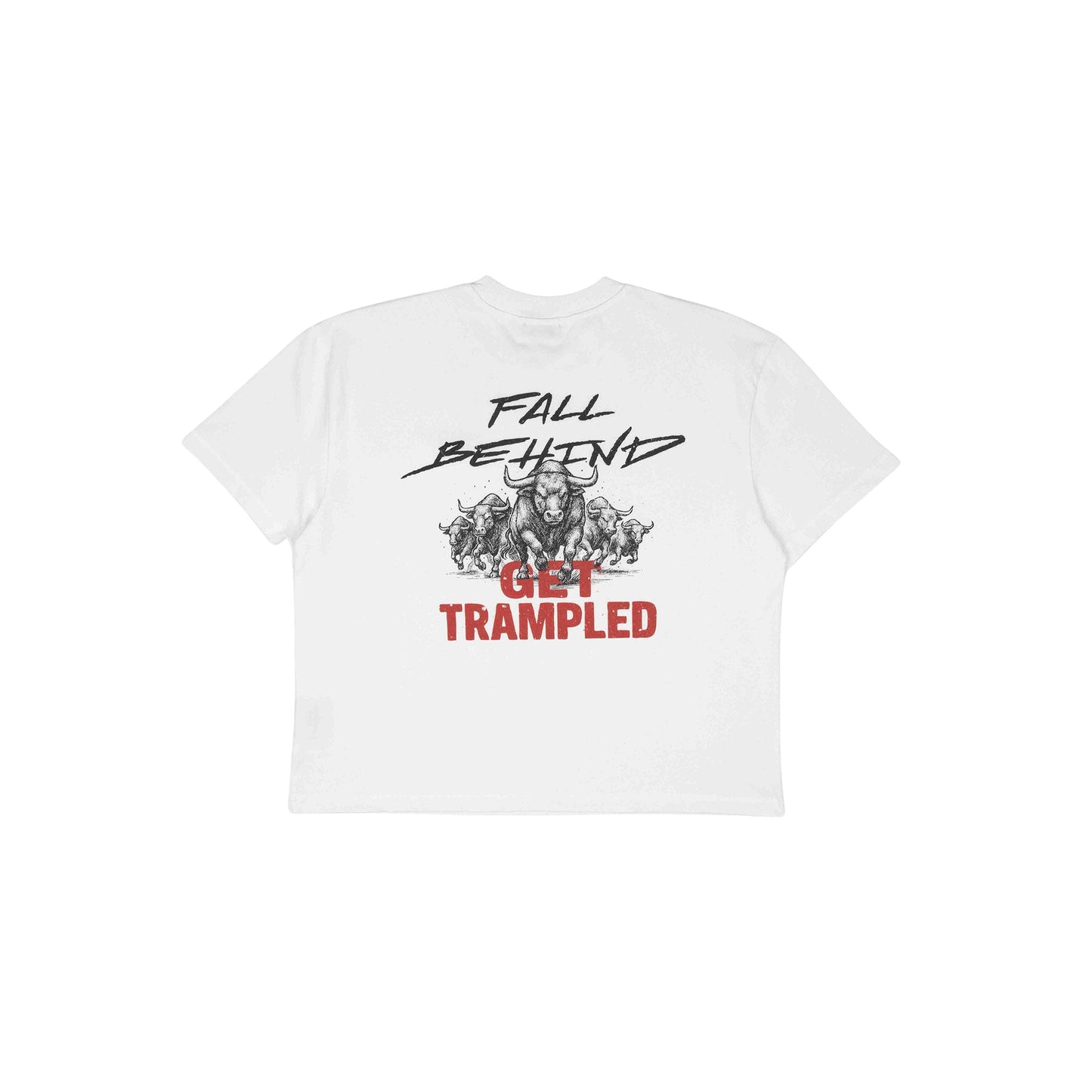 Commons No Mercy Get Trampled Tee Vintage White