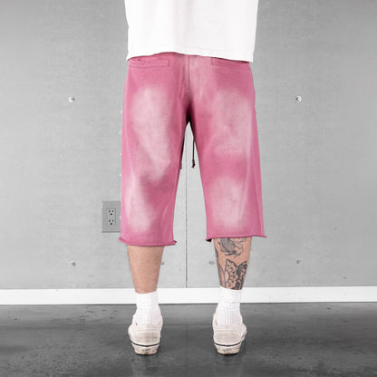 Commons Pearled Star Sweatshort Pink