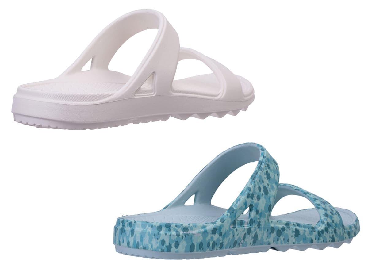 BLUE GLASS/ WHITE-