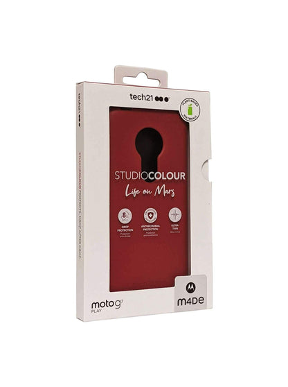 Tech21 Studio Colour Case for Moto G7 Play - Red