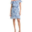 BLUE MULTI DENIM PRINT