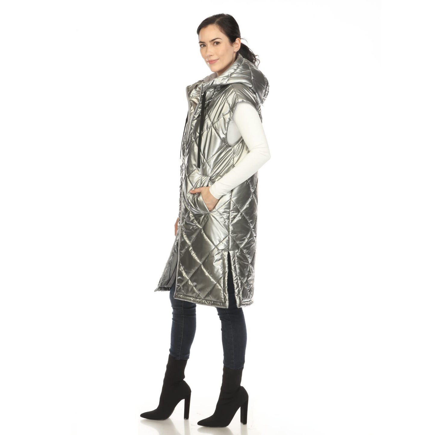 Metallic Silver Gray-