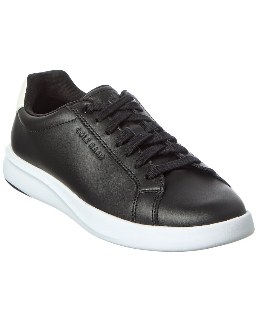 BLACK / WHITE LEATHER-