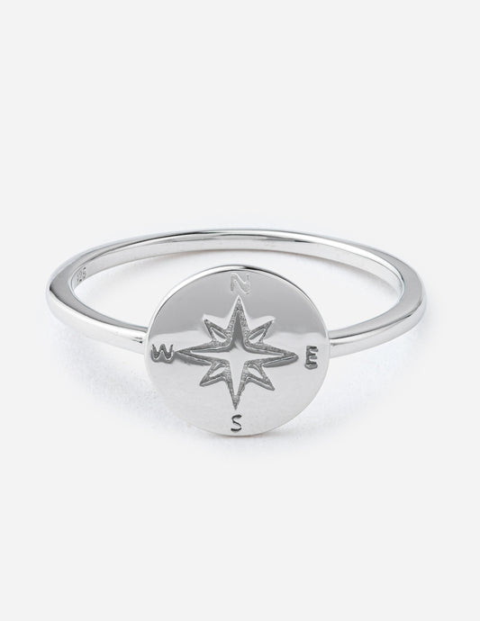 Elevated Faith Compass Ring