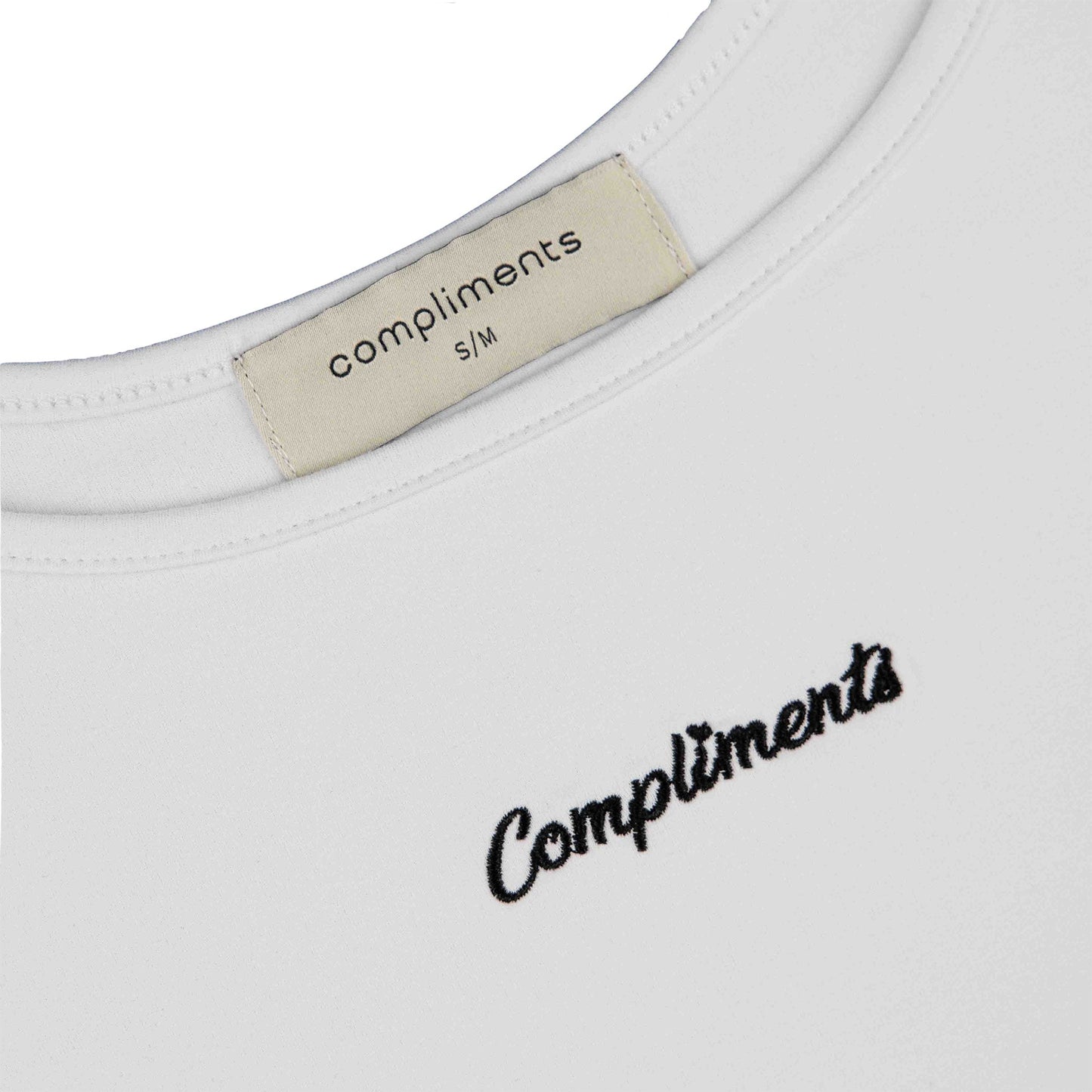 Compliments Basic Women's Tank White
