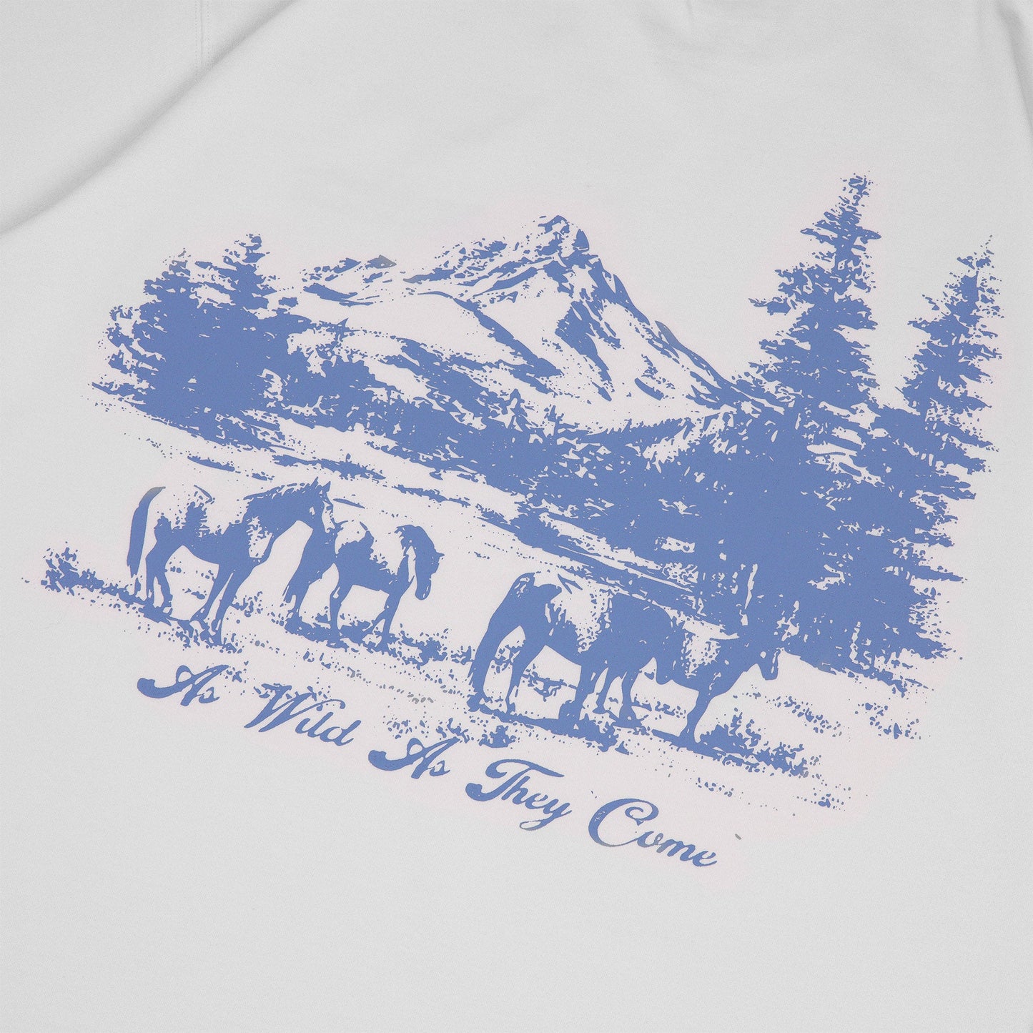 Compliments Wild As They Come White Vintage Shirt