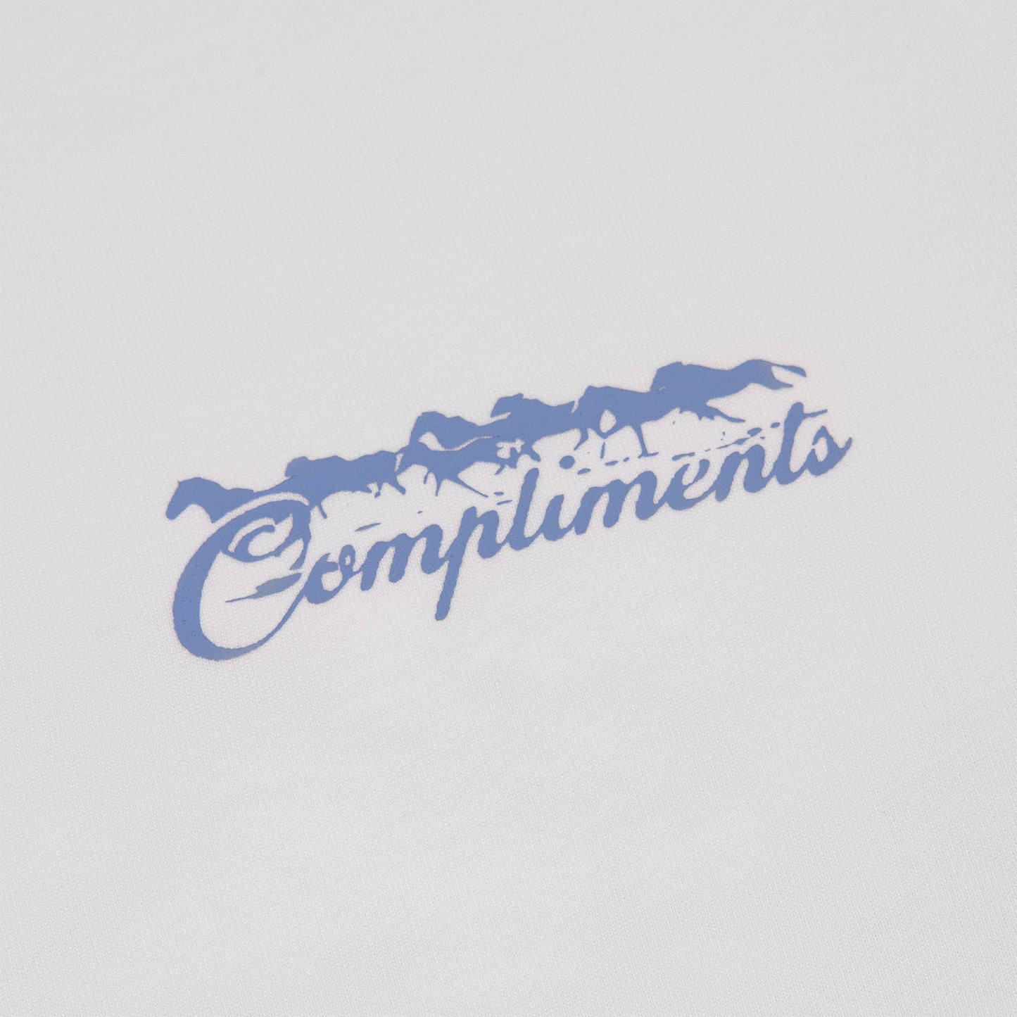 Compliments Wild As They Come White Vintage Shirt