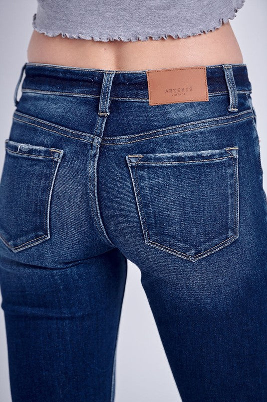 Mia Mid Rise Super Flare Jeans