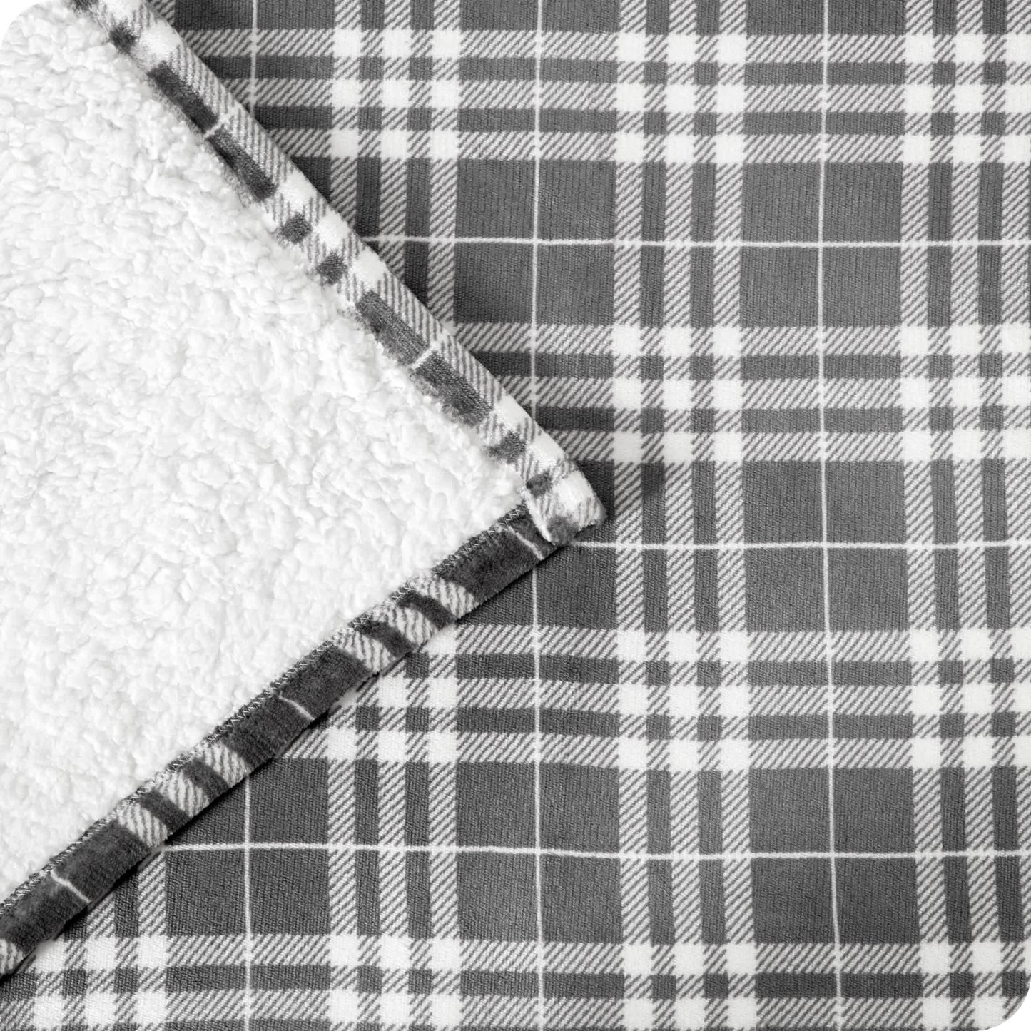 Stirling Plaid - Grey/White-