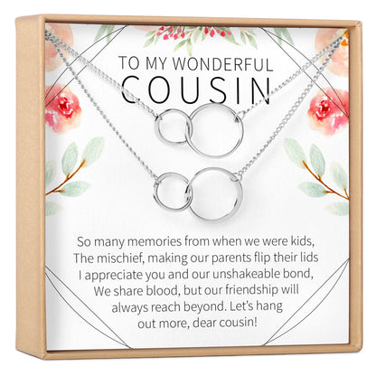 Cousins Necklace, Multiple Styles