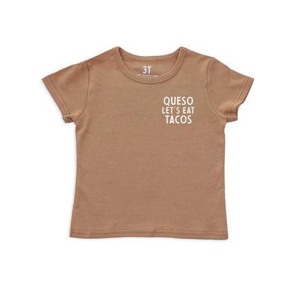 Frankie Jean Queso Let's Eat Tacos Kids Tee