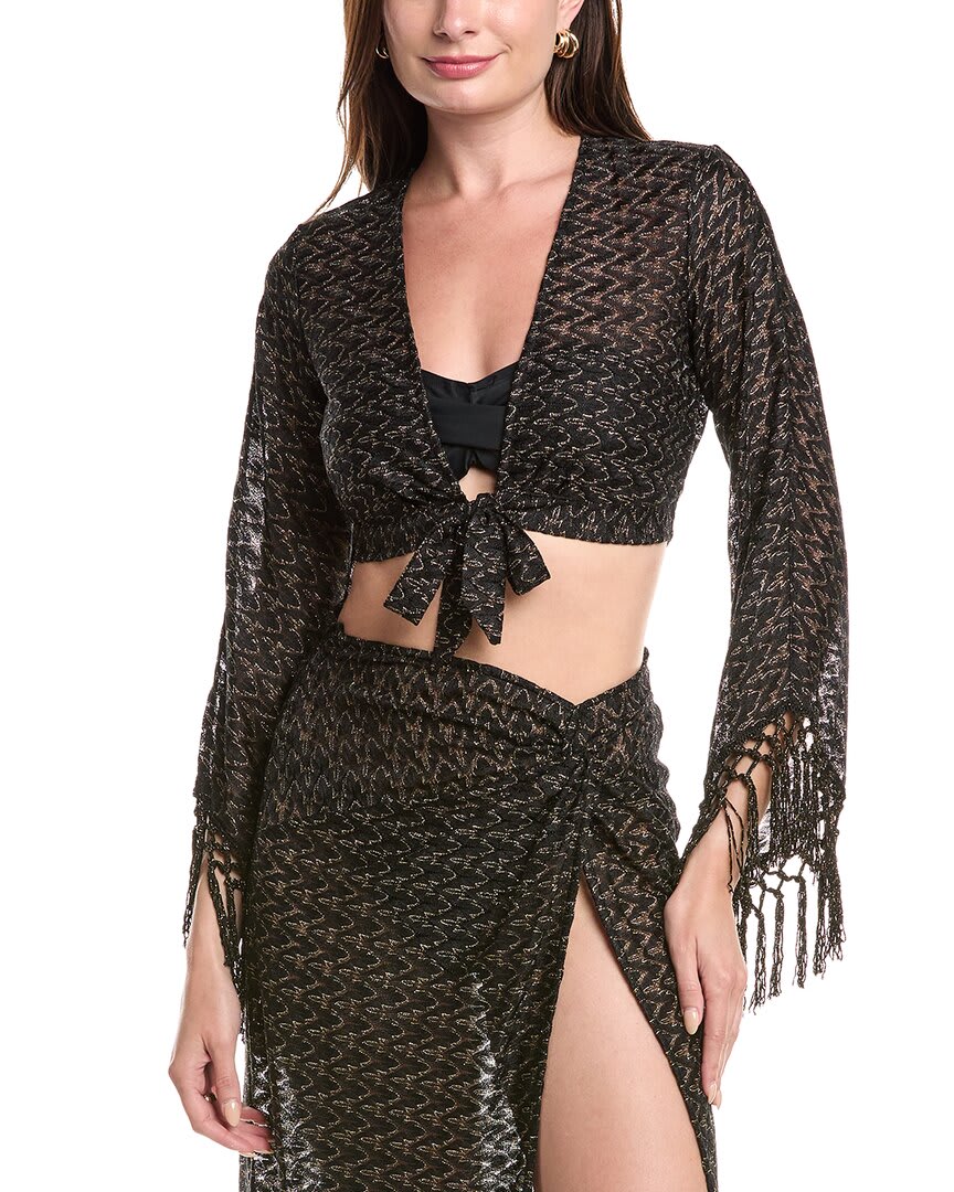 BKMET-BLACK/GOLD ZIGZAG-