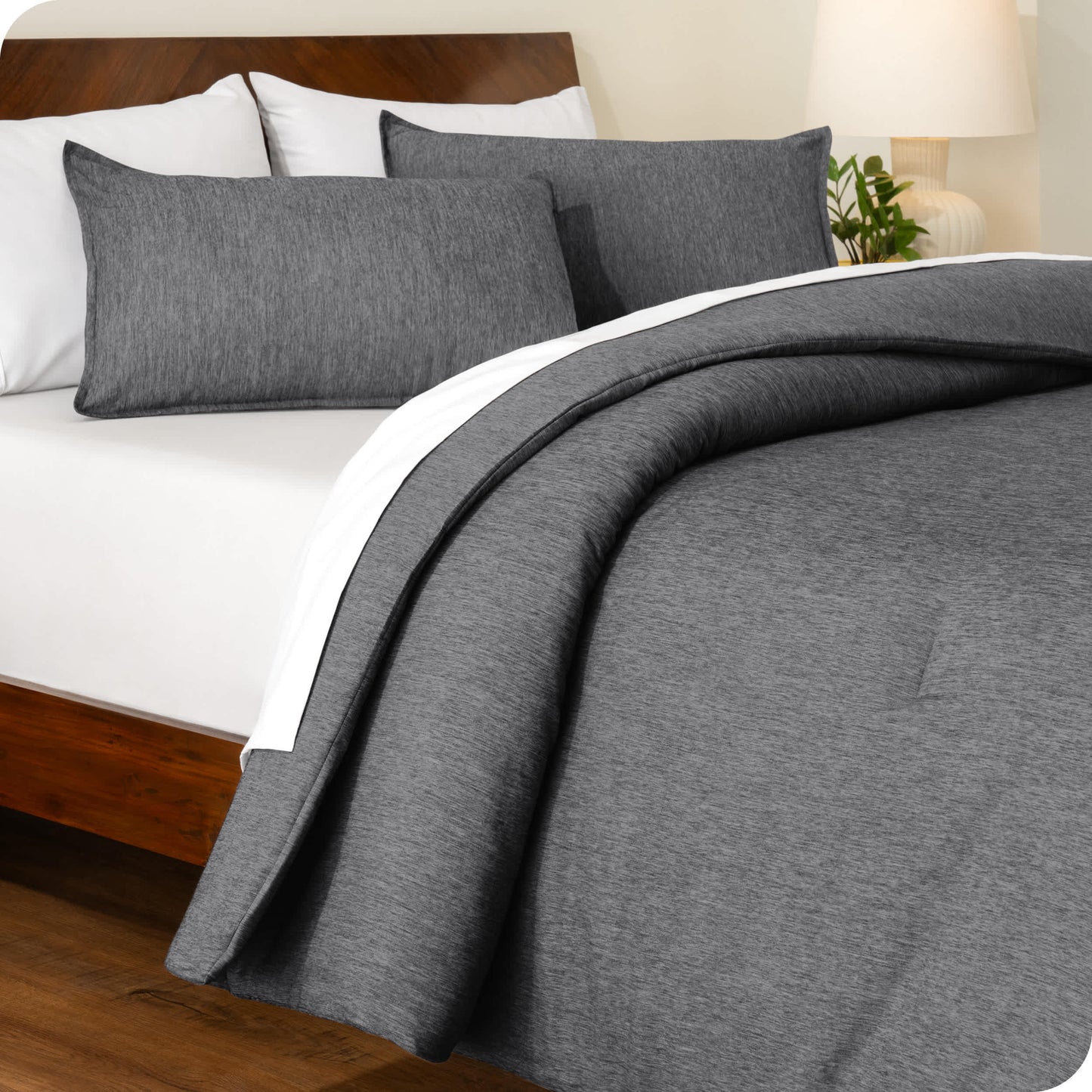 Heathered Grey-