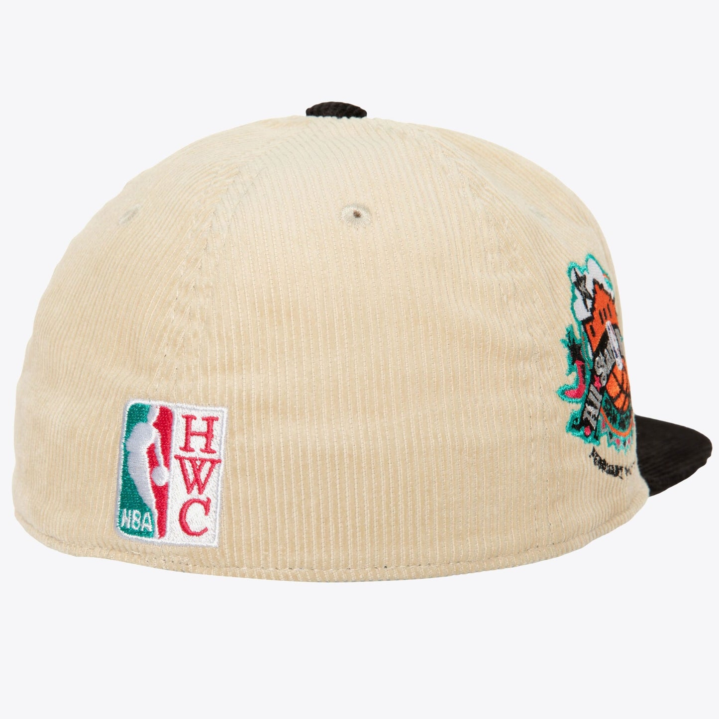 Men's Mitchell & Ness NBA 2 Tone Team Cord Fitted Hwc Spurs