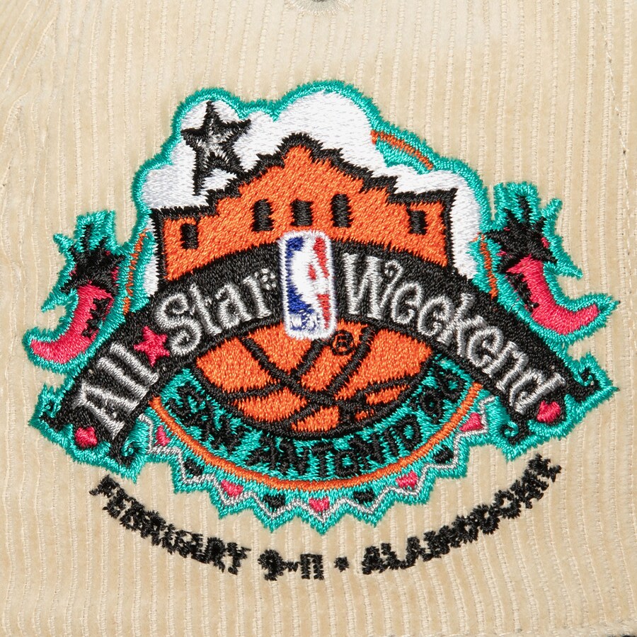 Men's Mitchell & Ness NBA 2 Tone Team Cord Fitted Hwc Spurs