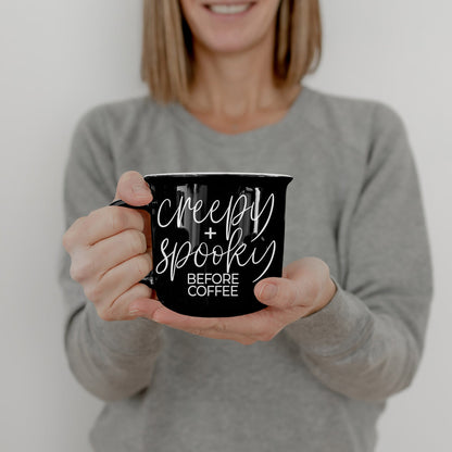 Gothic Kitchen Decor Coffee Mug Creepy and Spooky Design
Halloween Coffee Lover Lifestyle Mug Creepy Quote