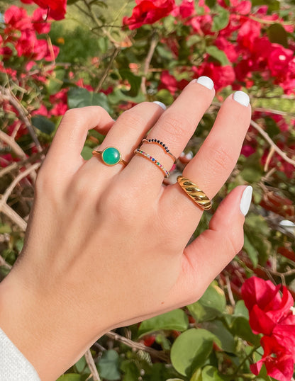 Elevated Faith Croissant Ring