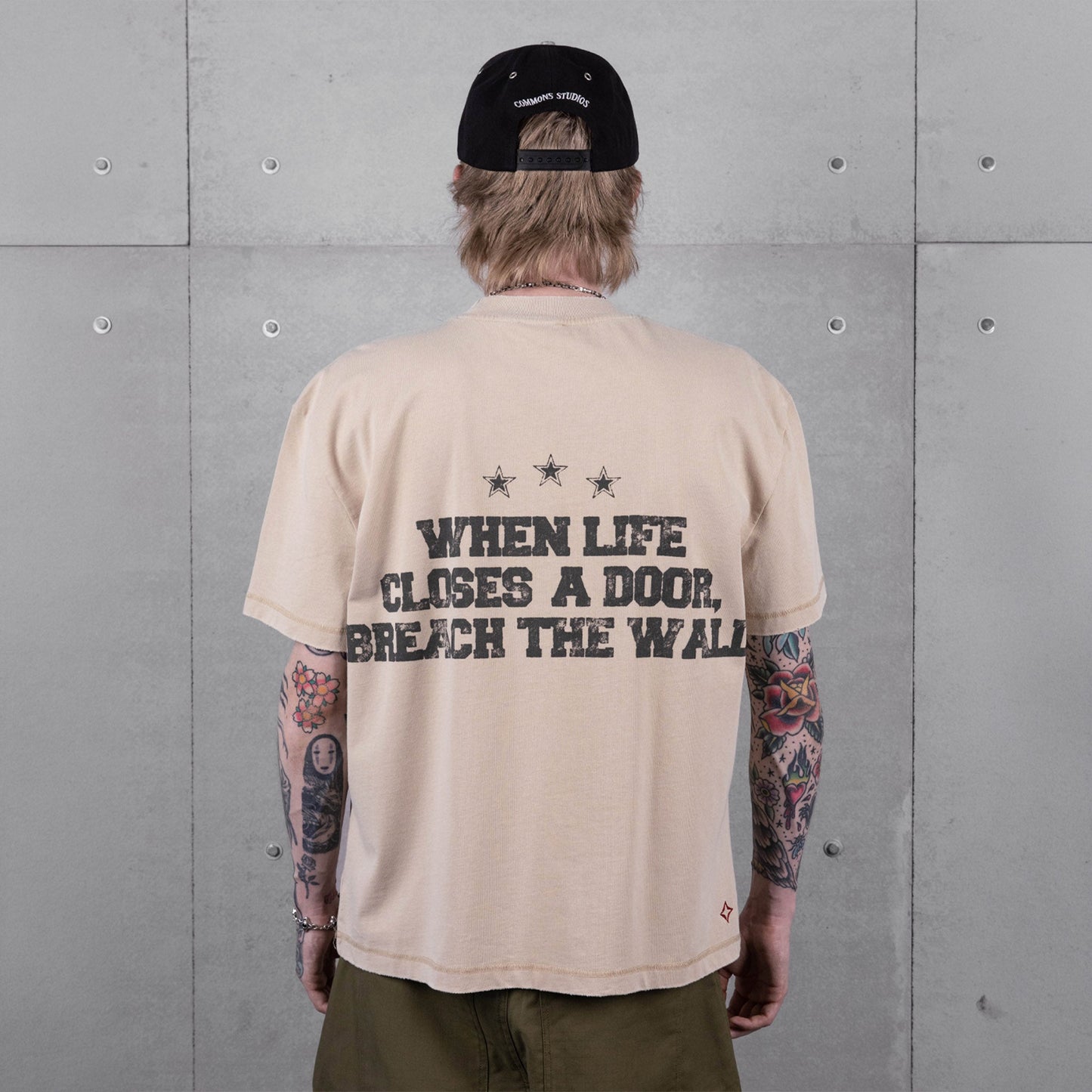 Commons CS Army Tee Faded Beige