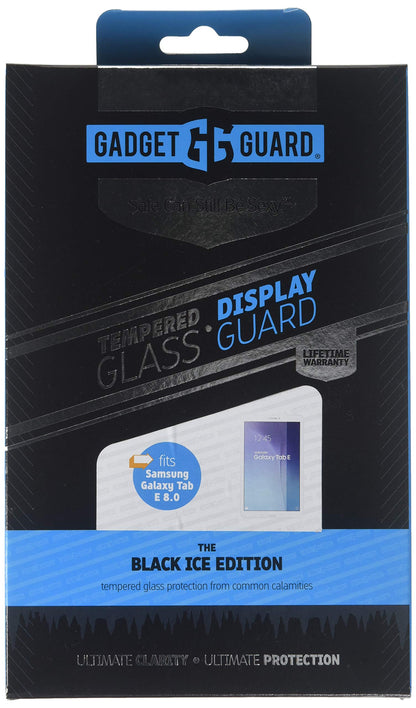 Gadget Guard Black Ice Edition Tempered Glass Screen Guard for Samsung Galaxy Tab E 8.0 - Clear