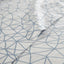 Geometric Maze White and Blue