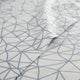 Geometric Maze White and Blue