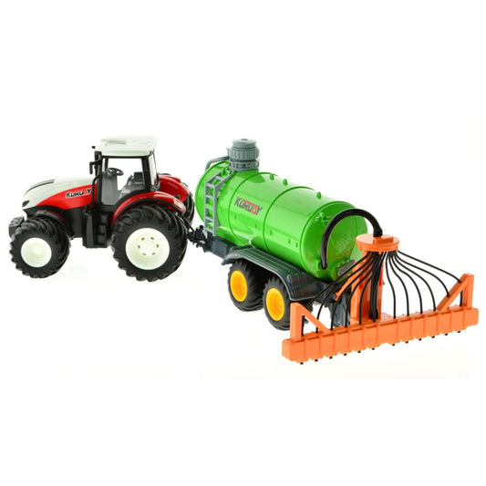 RC Farm Tractor Big Wheels With Multiline Liquid Fertilizer