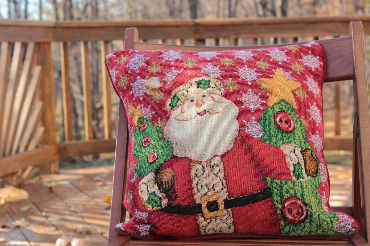 Tache Christmas Cute Santa Claus Is Coming to Town Throw Pillow Cover (DB15191CC)