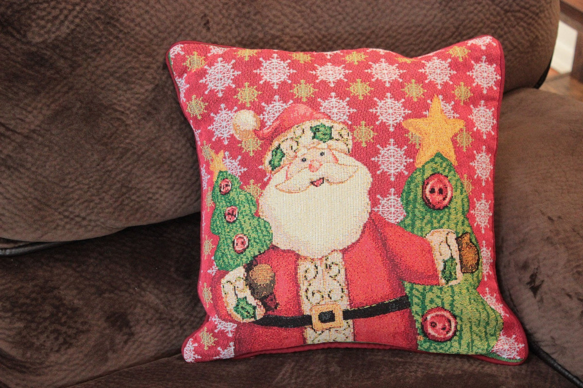 Tache Christmas Cute Santa Claus Is Coming to Town Throw Pillow Cover (DB15191CC)