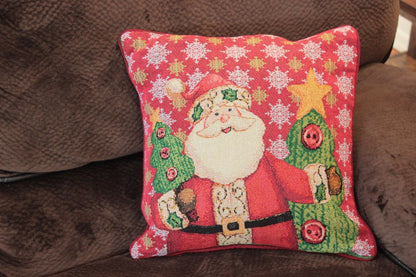 Tache Christmas Cute Santa Claus Is Coming to Town Throw Pillow Cover (DB15191CC)