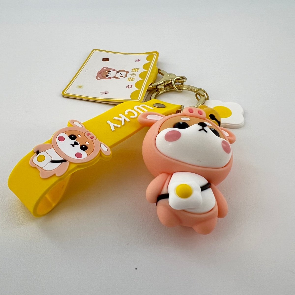 Shiba Inu Pig Key Ring for Dog Lovers and Cute Gift Ideas